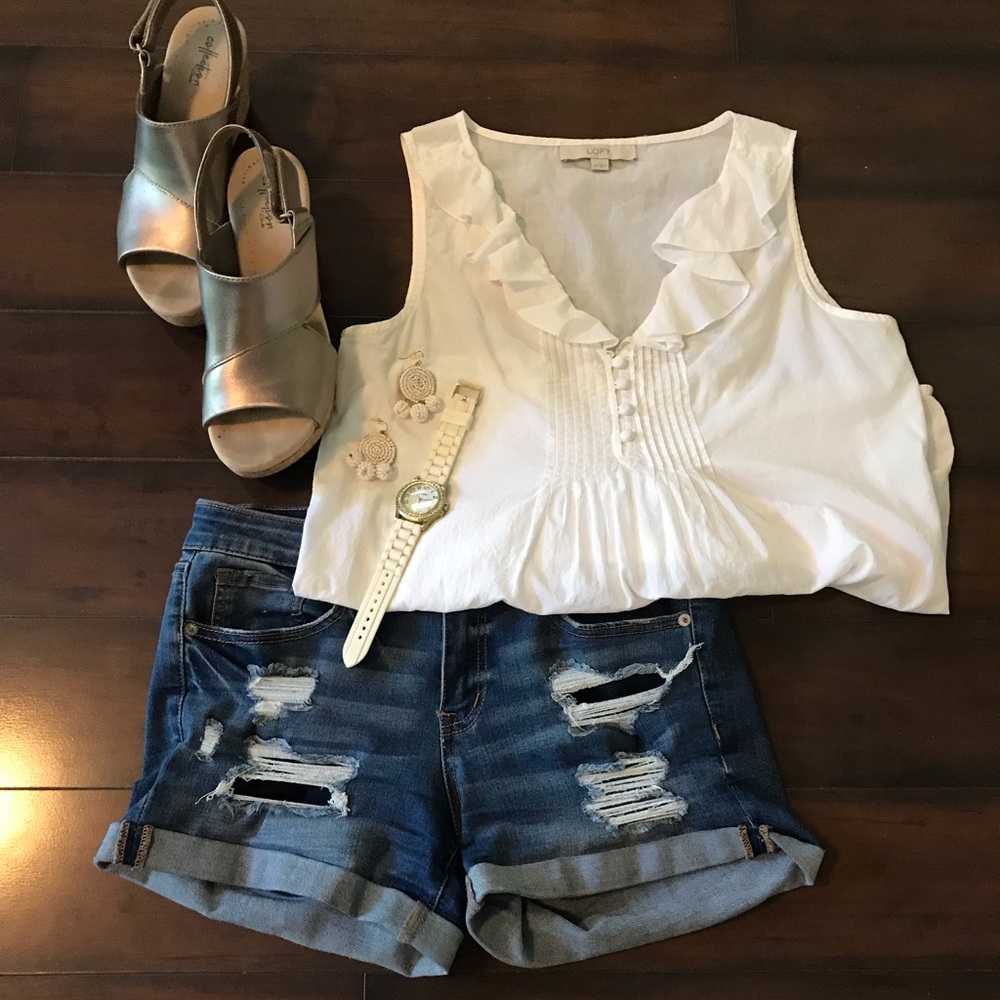 Loft cotton blouse